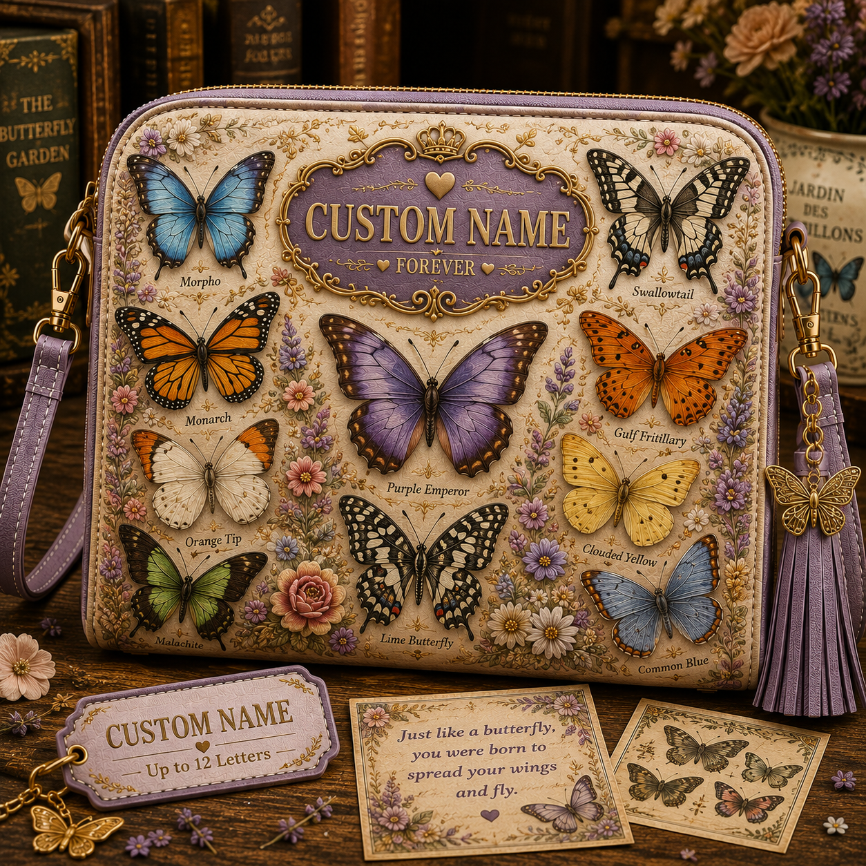 Personalized Animal Lover Crossbody Bag