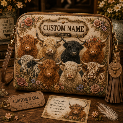 Personalized Animal Lover Crossbody Bag