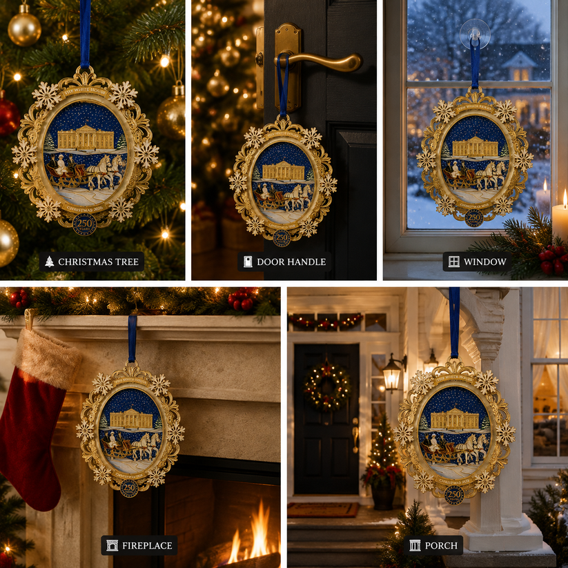 2026 White House Christmas 250th Anniversary Ornament