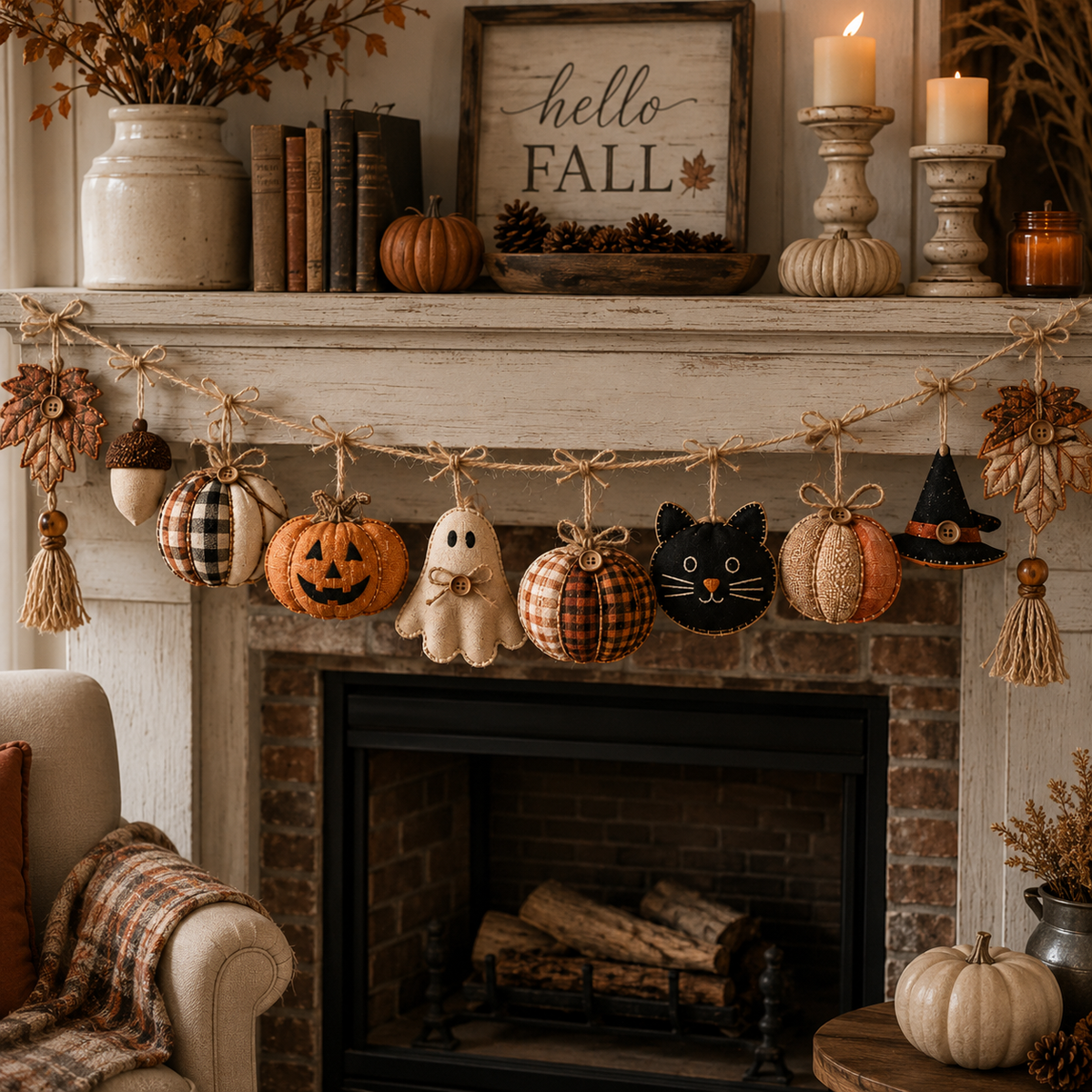 Rustic Festival Hanging Garland